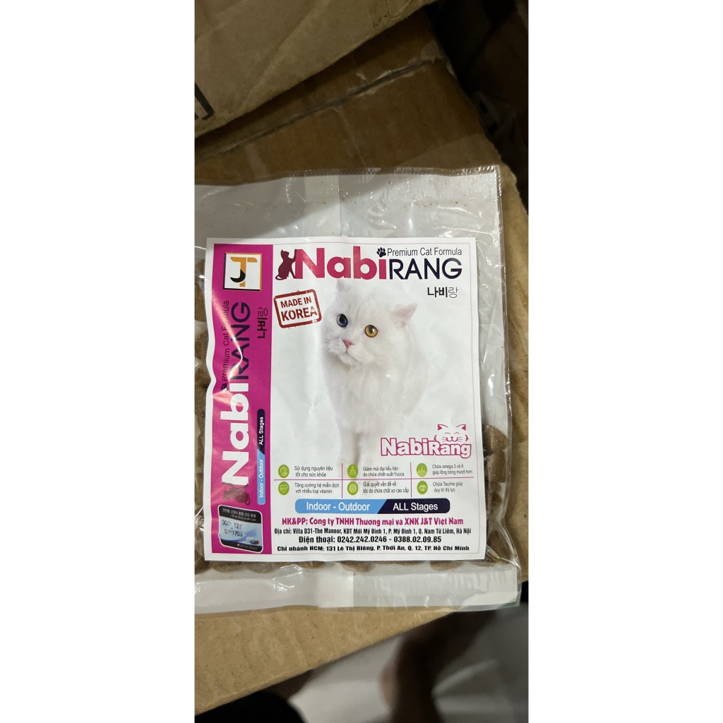 Thức ăn hạt cho mèo Nabirang cats 40g( Dùng thử)