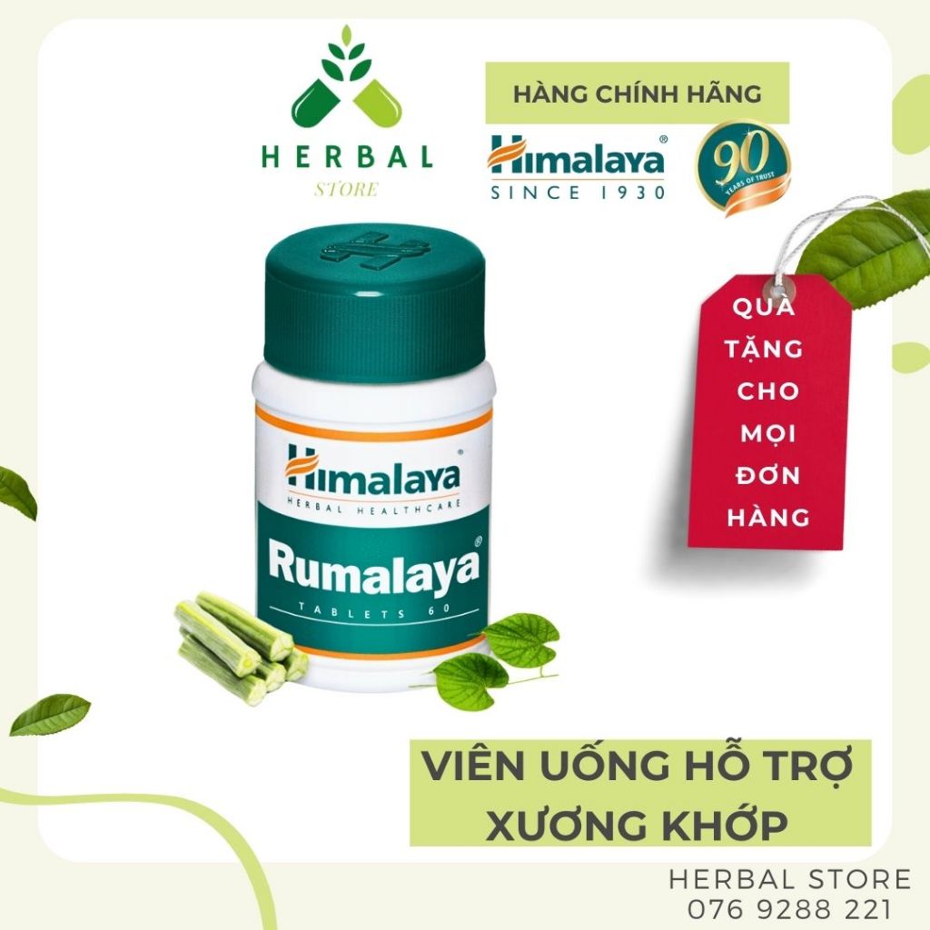 Himalaya Rumalaya - Viên uống hỗ trợ xương khớp