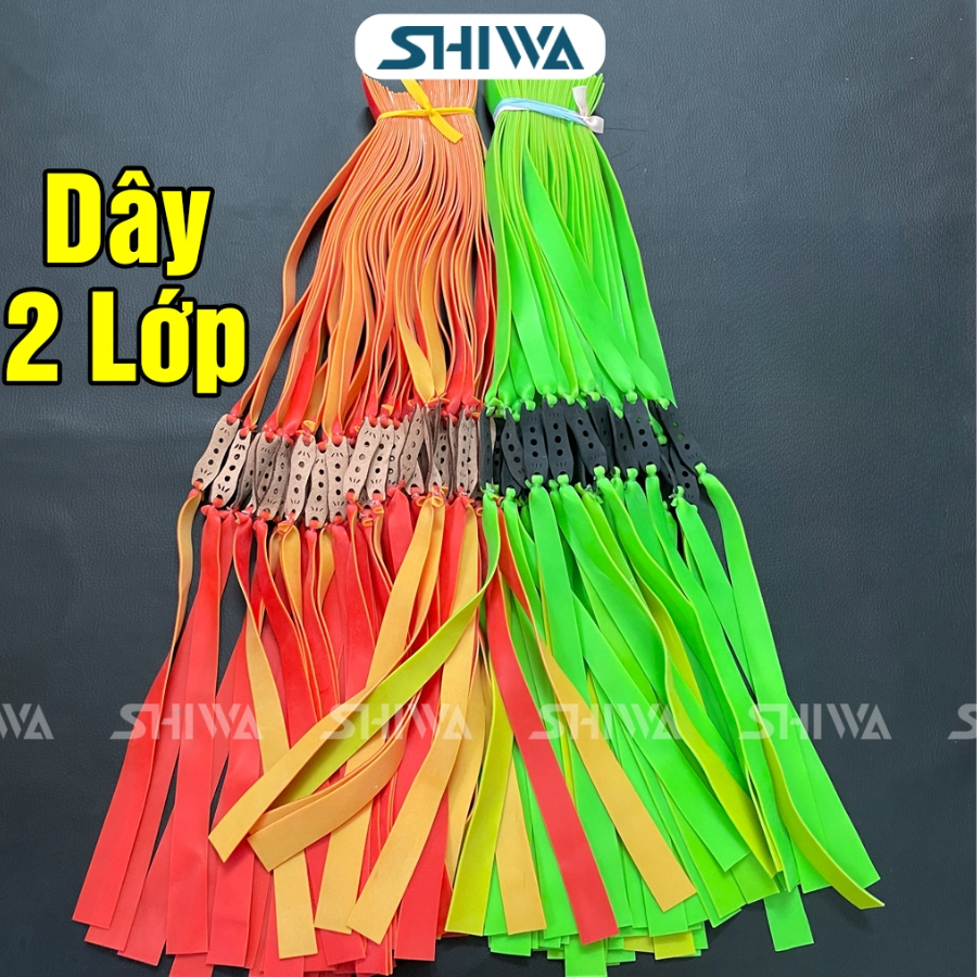 Dây Thun Cao Su 2 LỚP Cao Cấp , COMBO 5-10 Dây Thun Cao Su 2 Lớp Độ Dày 1mm/1.2mm Shiwa