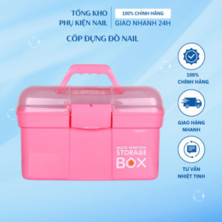 Cốp nhựa đựng đồ nail, cốp đựng dụng cụ nail,mi, hộp chứa dụng cụ đồ nghề nail, mi, spa-ĐỒ NAIL