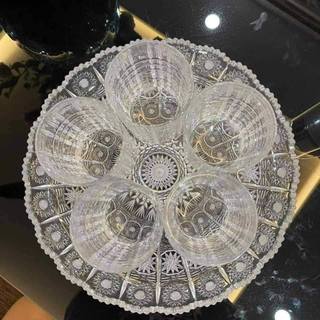 [Hà Hàng Đức] Đĩa pha lê Bohemia Crystal M57