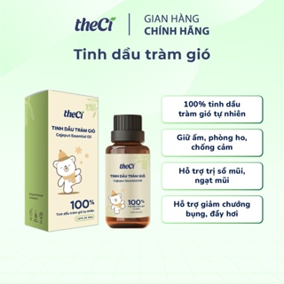 Tinh dầu tràm nguyên chất Theci 50ml, giữ ấm cơ thể