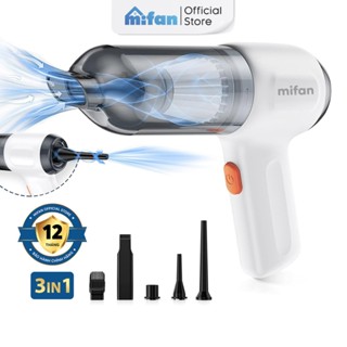 Máy Hút Thổi Bụi Cầm Tay Mini Không Dây 3in1 Mifan CV103 - Lực hút mạnh 8000Pa 60W, Sạc TypeC, Dọn Dẹp Xe Hơi Ô Tô