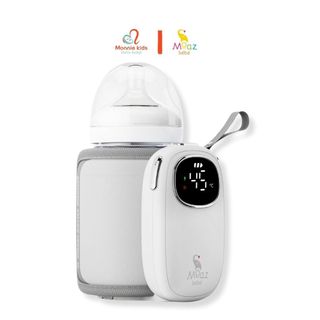 Túi ủ bình sữa di động cho bé Moaz Bebe MB081 cầm tay không dây tiện lợi - Monnie Kids