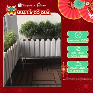  Chậu trồng cây hàng rào gỗ nhựa composite đủ kích thước 50x25x25cm 50x20x20cm 50x20x25cm 