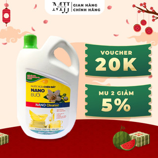 [CHÍNH HÃNG] Nước rửa chén bát NANO SUZY hương bưởi 4KG -Thành phần HỮU CƠ, chất lượng NHẬT BẢN