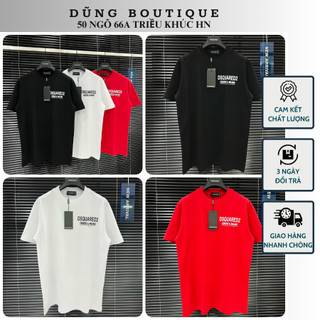 Áo thun dsq nam in chữ siêu đẹp - áo phông dsq nam in nhiệt cực nét