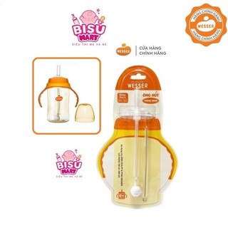Ống hút thay thế bình wesser, ống thay thế cho bình cổ rộng wesser pp, ppsu 180ml - 260ml