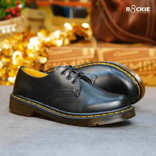 Giày da nam  Dr Martens 1461 - Da Bò thật - Da nappa cao cấp nhập khẩu - Màu đen - DRAD03DE  - R8ckie Official