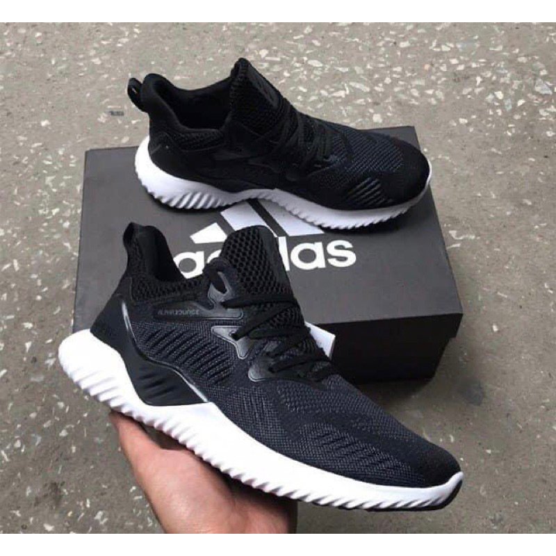 Giày thể thao Sneaker AlphaBounce 2018 Đen Trắng