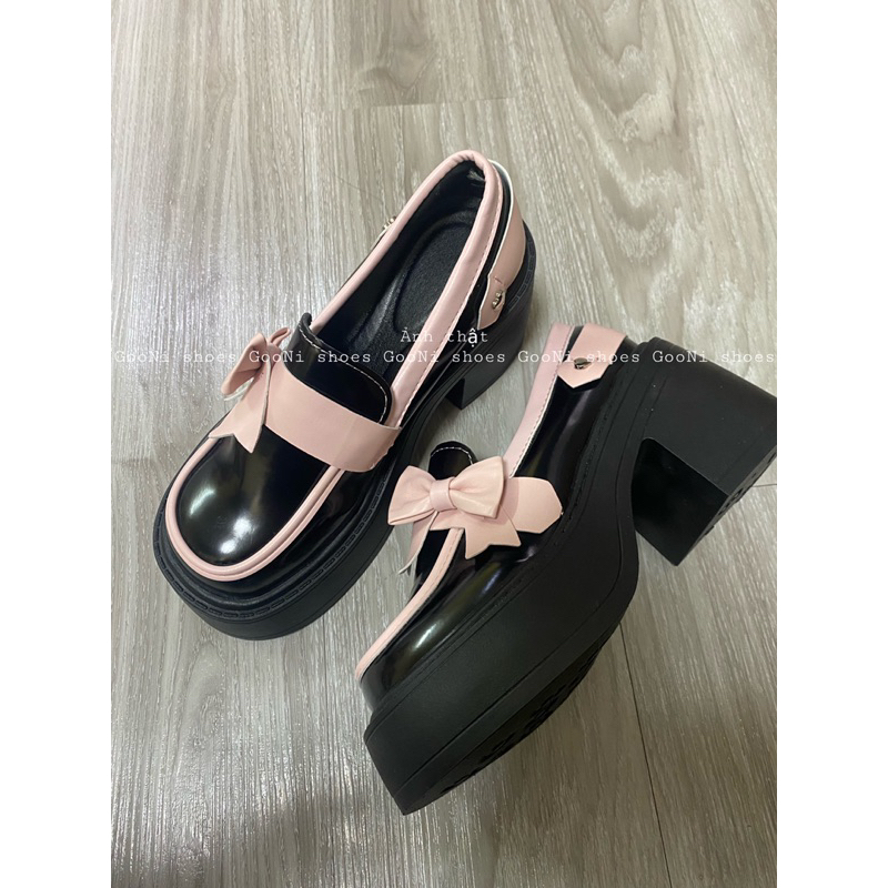Giày cao gót lolita, giày maryjane đế cao 7cm phong cách thời trang Nhật Bản dành cho nữ