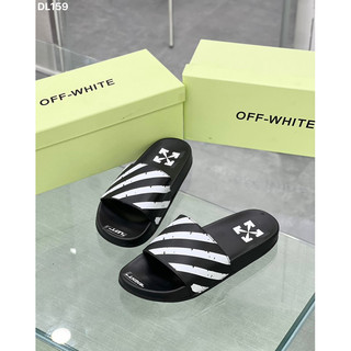 Dép lê Off white siêu nét kèm hộp - Dép lê nam quai da cực đỉnh