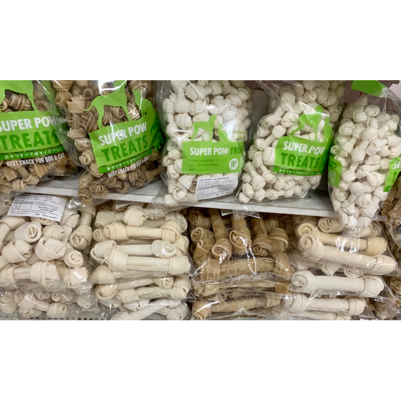 🇹🇭 Snack Xương Gặm Cho Chó Que Sữa Dê Super Pow Treats 200g - 1kg