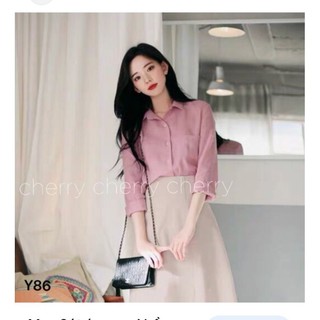 Áo sơ-mi nữ cực xinh ảnh thật