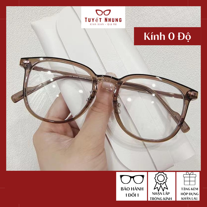 Gọng kính giả cận 0 độ viền tròn phong cách hàn quốc giành cho nam nữ mã 2060 - Tuyết Nhung | BigBuy360 - bigbuy360.vn