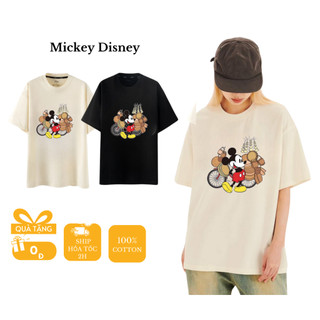  Áo Thun Mickey Unisex Form rộng 100% Cotton 2 chiều không phai Local Brand - AC309