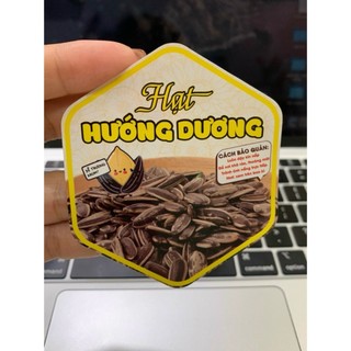 55 tem lục giác 7x8cm - hạt hướng dương