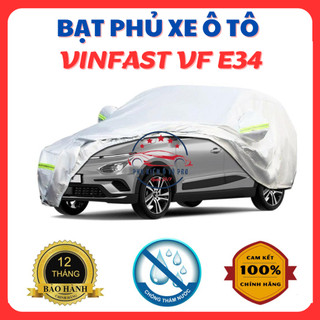 Bạt phủ xe ô tô vinfast vf e34 chất liệu vài dù oxford 3 lớp chống nắng mưa tuyệt đối bảo hành 3 năm