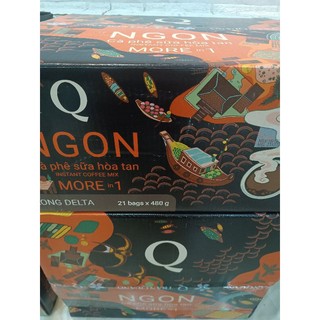 Thùng cafe ngon More in 1 Trần Quang (21 bịch x 480g)