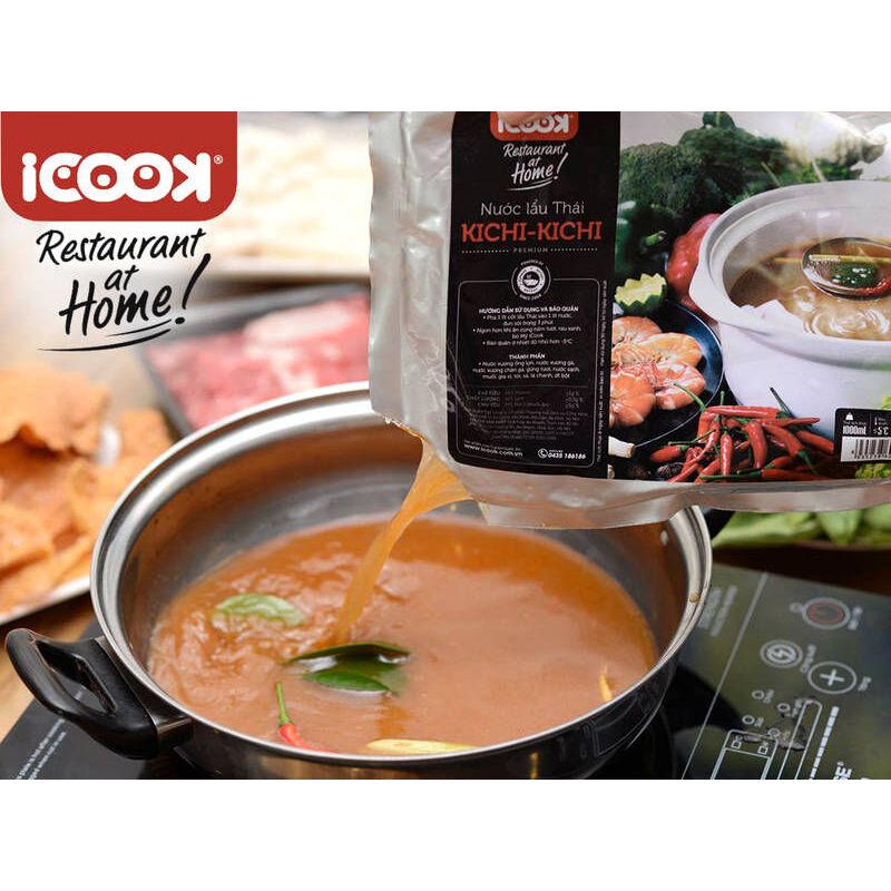Nước lẩu thái Kichi Kichi 500 ml thương hiệu ICOOK [HN giao hàng hỏa tốc] - Ảnh 2