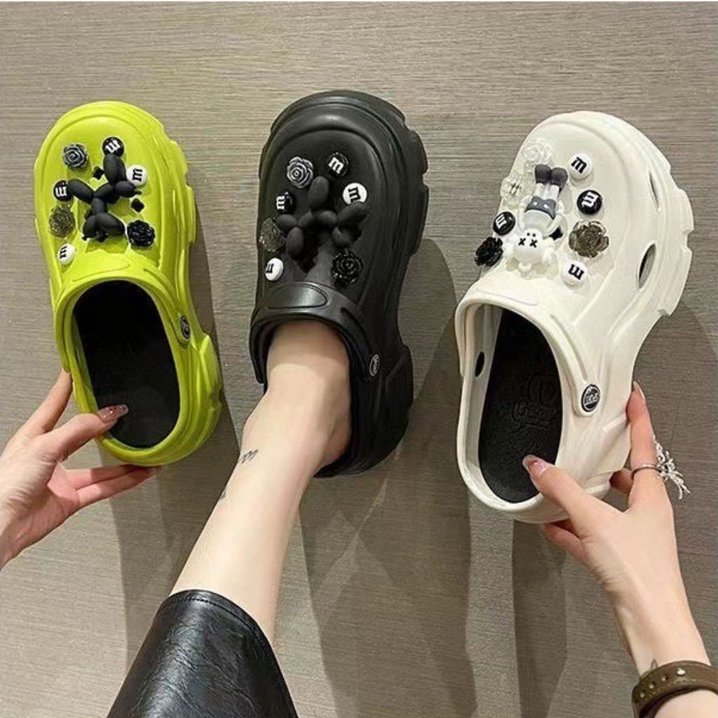 Dép Sục Nữ Đế Cao 5cm Tôn Dáng 3 Màu size 36-41