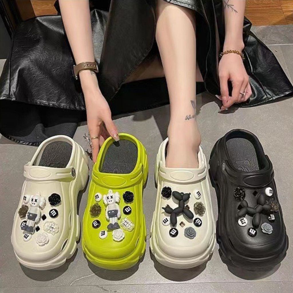 Dép Sục Nữ Đế Cao 5cm Tôn Dáng 3 Màu size 36-41