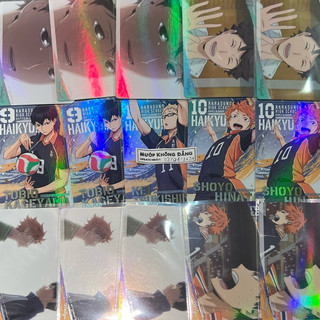 Thẻ bài cardass kirakore neon HAIKYUU nhân phẩm vol 2 muopkhongdang