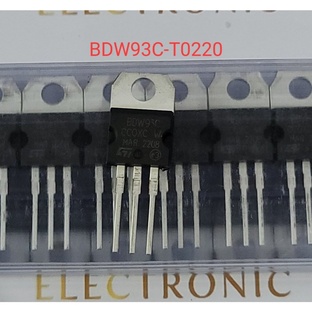 (Combo 2 con) BDW93C TO220 Mosfet kênh NPN 12A 100V hàng mới 100% (combo)