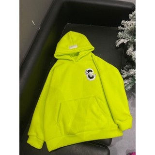 Áo hoodie xanh neon chữ c trắng a49 lumihouse