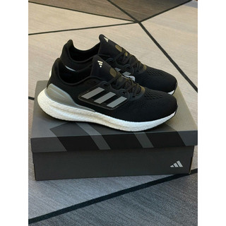 Giày thể thao sneaker pure boost trắng đen, giày thể thao tập gym chạy bộ giày pure trắng đen