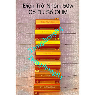 Điện Trở Nhôm 50w Có Đủ Số OHM . Giá bán 2 con 50k