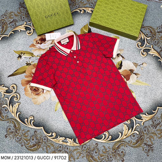 Áo polo gucci cổ bẻ một màu mẫu mới nhất 2024