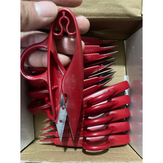 Kéo bấm chỉ hiệu pin Kéo bấm chỉ xỏ ngón hiệu pin mã 1155 hộp 12 cây