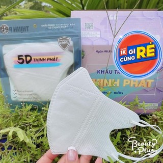 Sỉ 100 cái khẩu trang 5d thịnh phát - khẩu trang y tế thịnh phát 3 lớp kháng khuẩn chống uv chống nắng