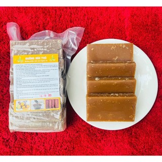 Đường mía thô đường nâu đường phên mật mía sản xuất từ mật mía nguyên chất thơm ngon không phụ gia hoá chất- bịch 1kg