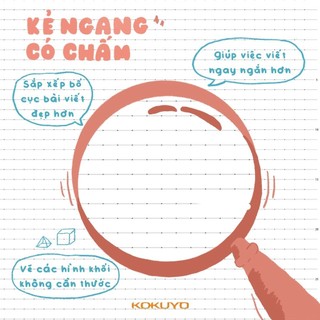 Vở Campus kẻ ngang có chấm ISOMETRIC 80 trang