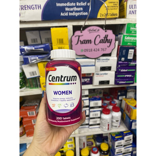 centrum women 200v vitamin tổng hợp cho nữ dưới 50 tuổi