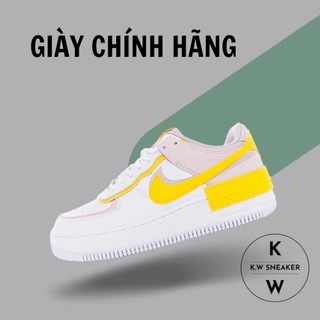 Giày nike air force 1 low shadow white barely rose speed yellow cj1641-102
