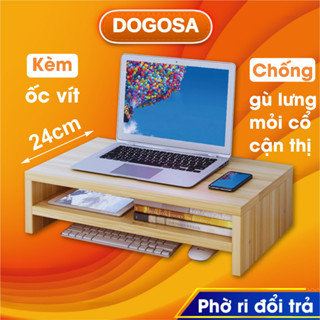  Kệ để laptop bằng gỗ để bàn chống gù lưng cho học sinh sinh viên nhân viên văn phòng trang trí bàn 