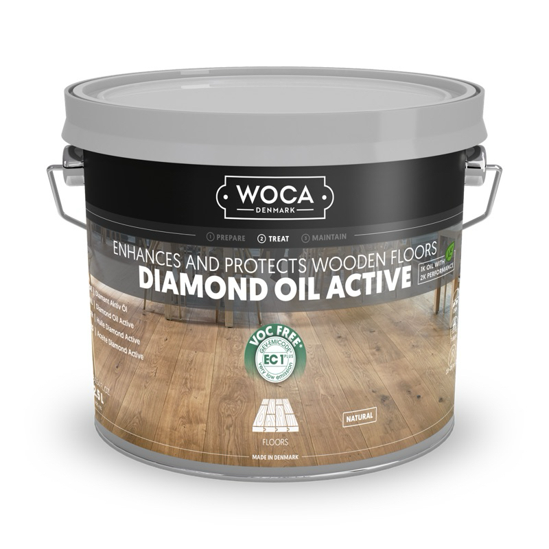 Woca Denmark - Diamond Oil Active - Sơn Dầu Kim cương linh hoạt