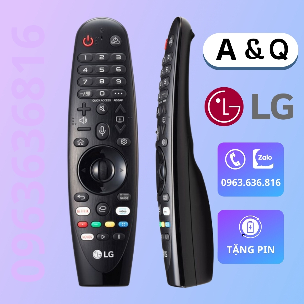 Remote tivi LG - Điều khiển tivi LG bản không giọng nói thay thế các dòng 2018 2019