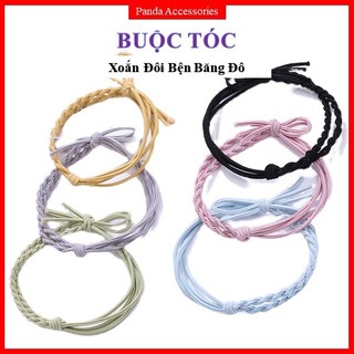 Dây cột tóc buộc tóc xoắn đôi bện băng đô BT008