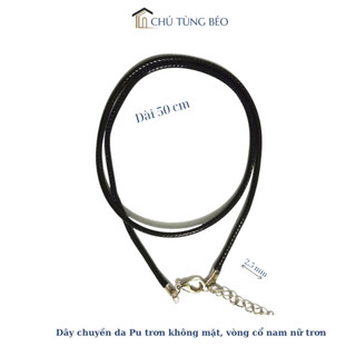 Dây Da Pu Đeo Cổ - Dây Đeo Mặt Phật - Dây Đeo Mặt Dây Chuyền
