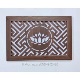 Bộ Chống Ám Khói Bàn Thờ màu nâu MDF Thái Lan chống ẩm