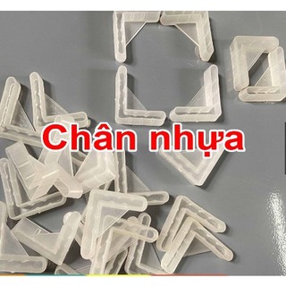 Đế nhựa lót chân sắt v lỗ