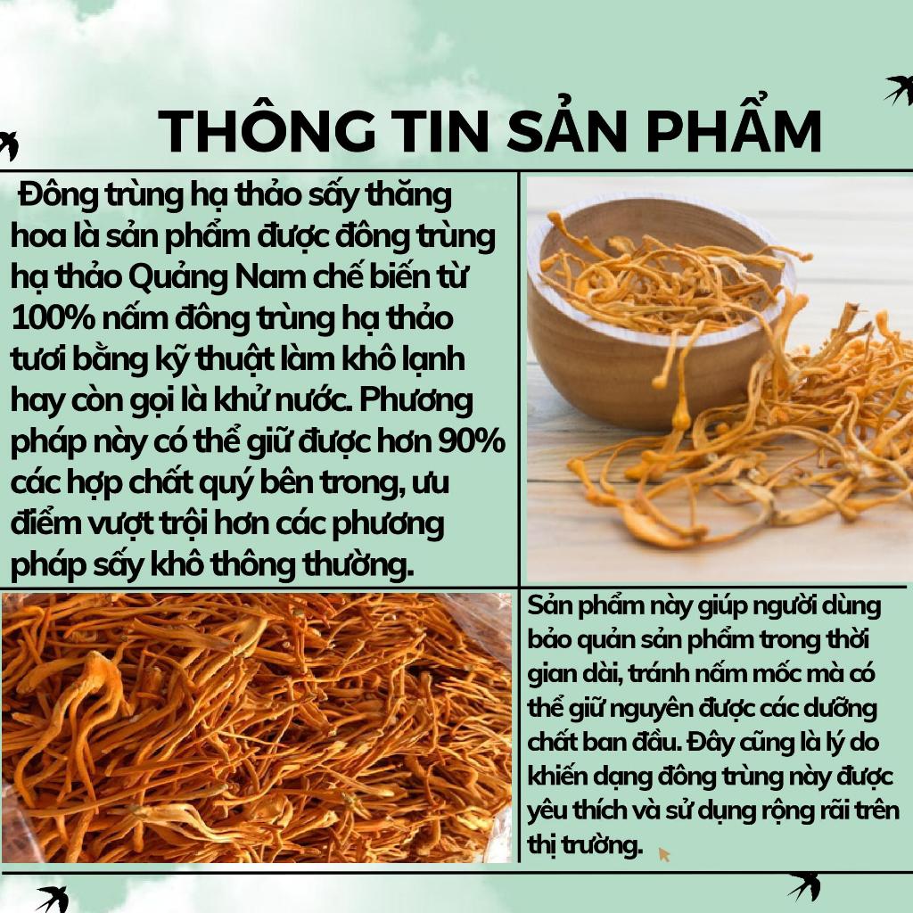 Đông Trùng Hạ Thảo Loại 1 Sấy Thăng Hoa loại 10 gram