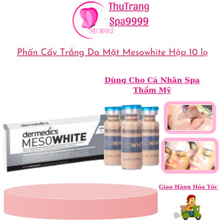 Hộp Phấn Cấy Trắng Da Mặt Mesowhite | Cấy Phấn Nano Chăm Sóc Da Hộp 10 Lọ