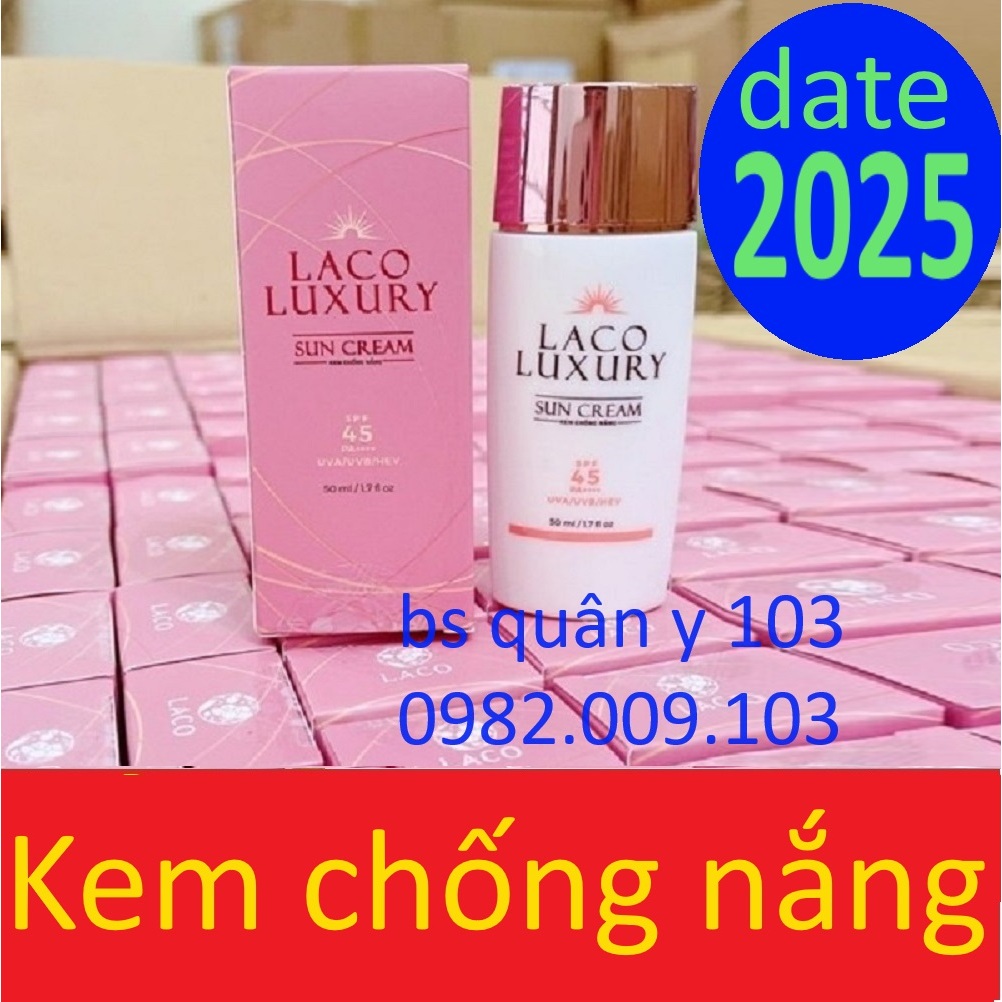 kem chống nắng laco luxury sun cream