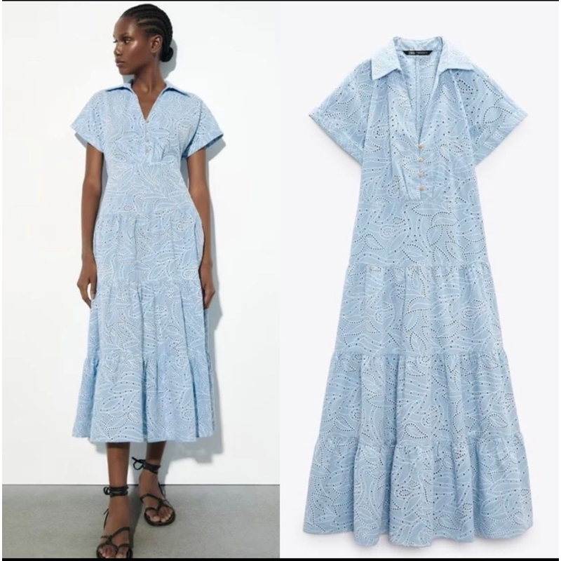 Váy Zara đục lỗ size S