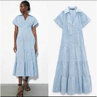 Váy Zara đục lỗ size S